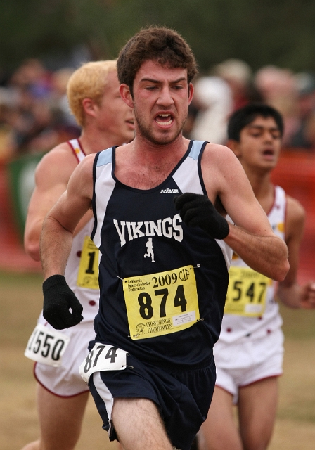 2009 CIF XC Boys D2-133.JPG - 2009 California CIF Cross Country Championships, Woodward Park, Fresno, California